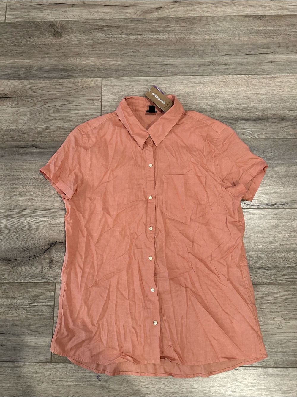 Patagonia women’s lightweight a/c top Flora Pink NWT 95% organic cotton 5% hemp